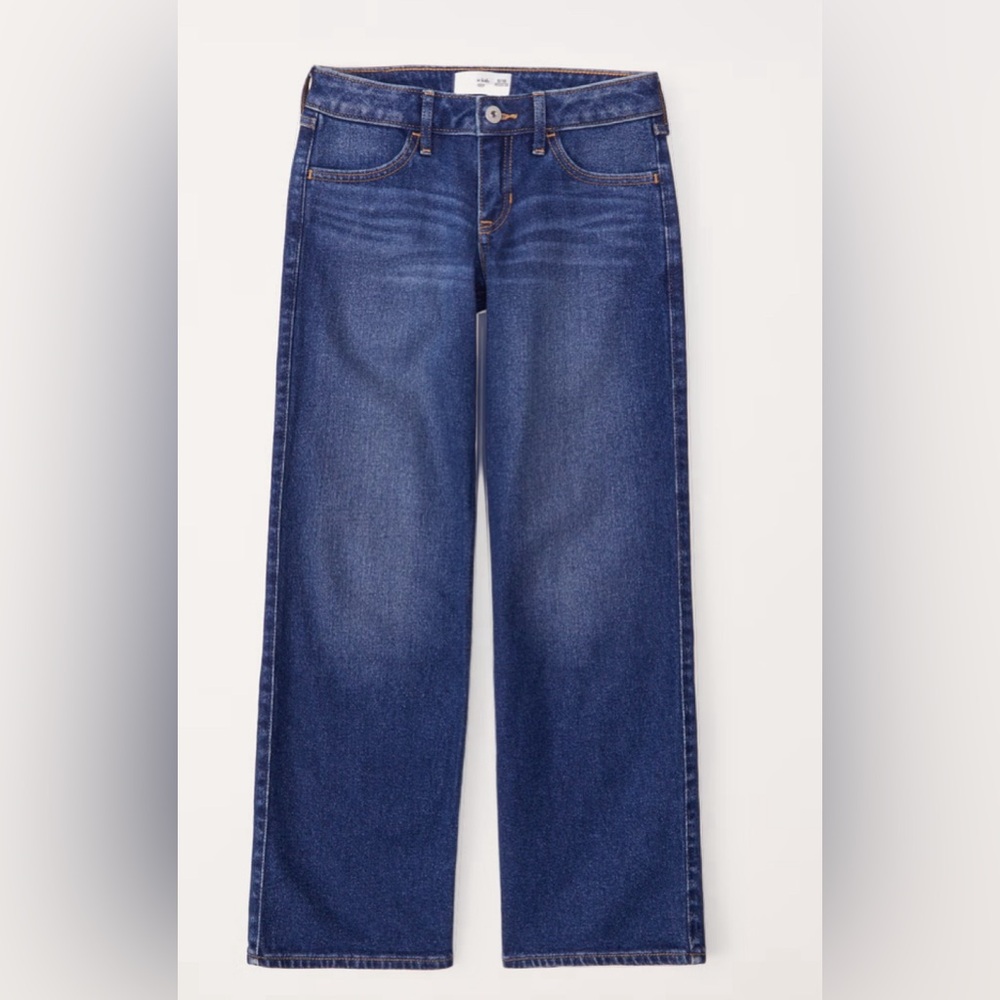 NWT Abercrobie KIDS low rise baggy jeans